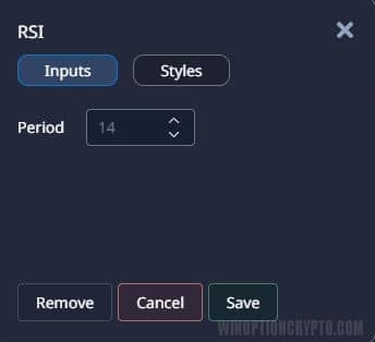 RSI settings